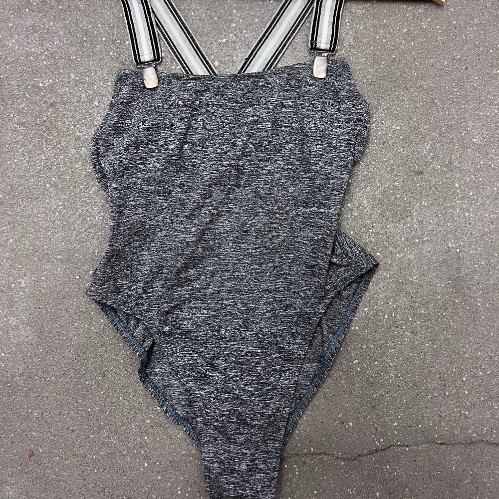 Gray vintage swimsuit
